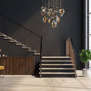 Arlington 20-Light 52" Integrated LED Multi Drop Chandelier