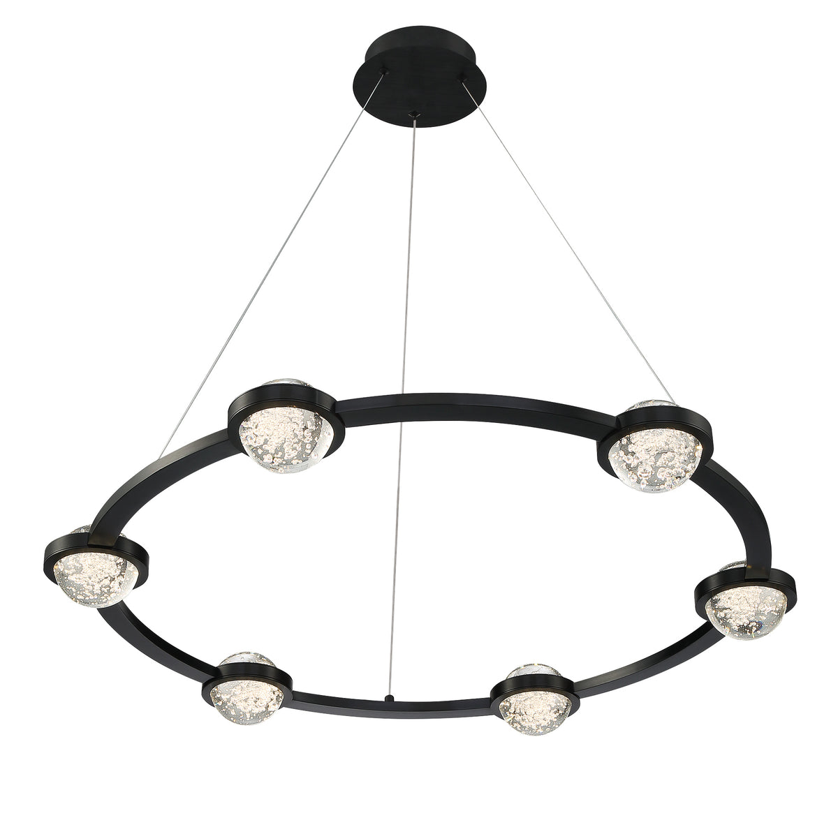 Circolo 6-Light 36" Integrated LED Chandelier
