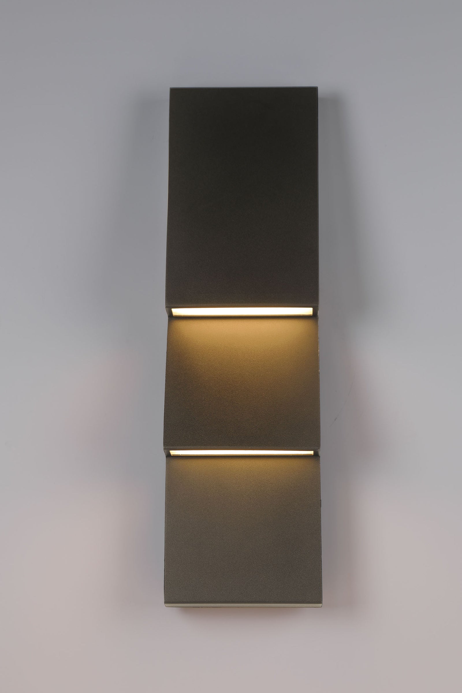 Nanton 2-Light 19" Integrated LED Outdoor Wall Sconce