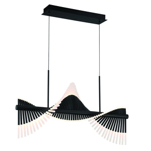 Voltik 60-Light 40" Integrated LED Linear Chandelier