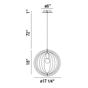 Abruzzo 18" Pendant