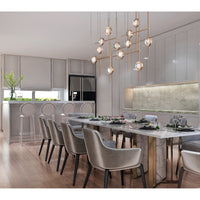 Barletta 12-Light 53" Integrated LED Grand Chandelier