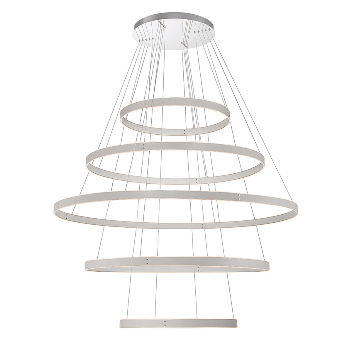 Verdura 5-Tiers 5-Light 2" Integrated LED Grand Chandelier