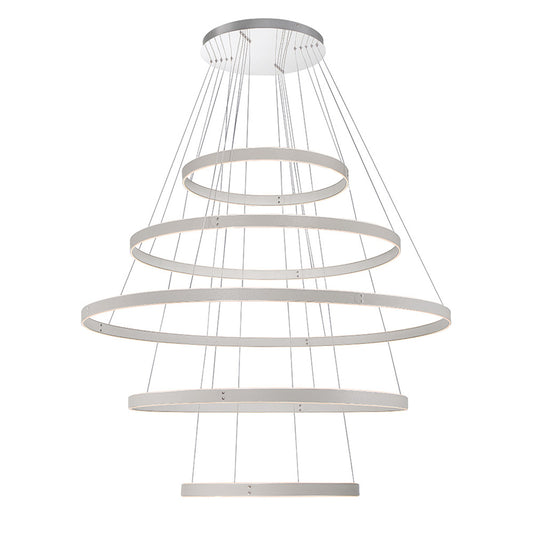 Verdura 5-Tiers 5-Light 2" Integrated LED Grand Chandelier