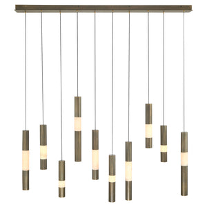 Ronda 10-Light 50" Integrated LED Linear Chandelier