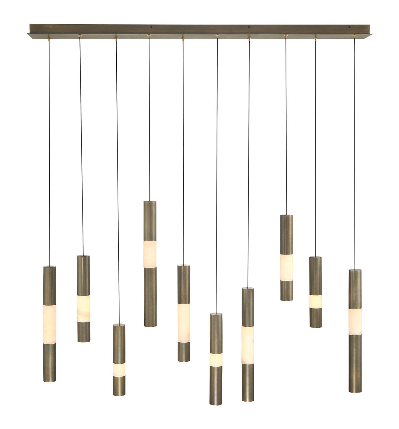Ronda 10-Light 50" Integrated LED Linear Chandelier