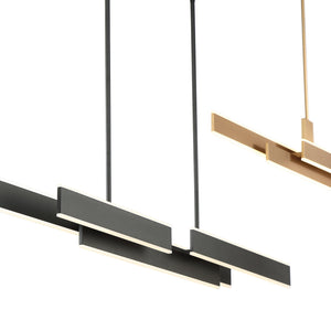 Cameno 55" Integrated LED Linear Chandelier