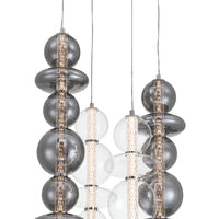 Atomo 4-Light 50" Integrated LED Multi Drop Chandelier