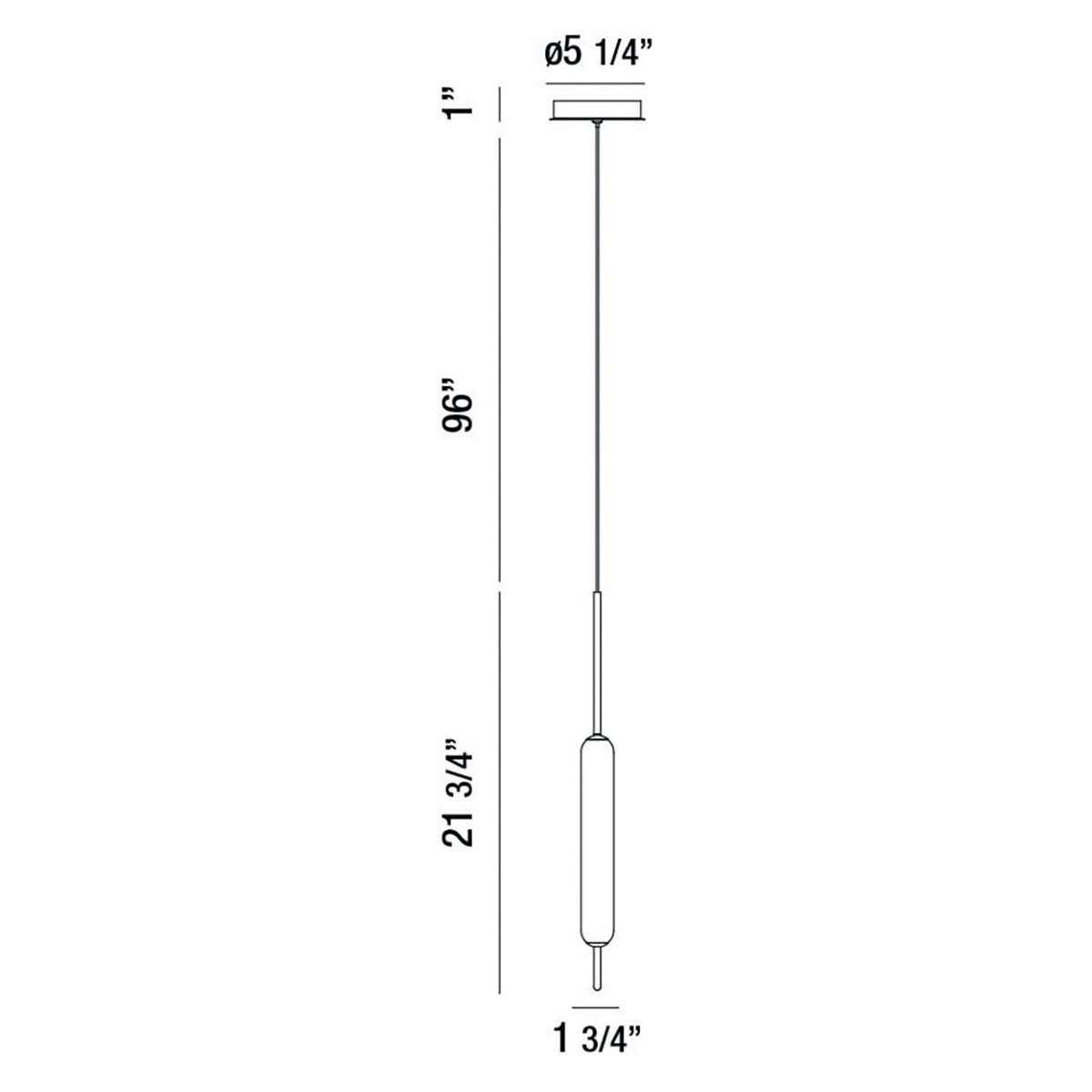 Cumberland 22" Integrated LED Pendant