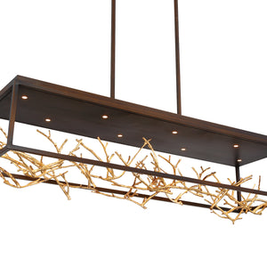 Aerie 8-Light 42" Integrated LED Linear Chandelier