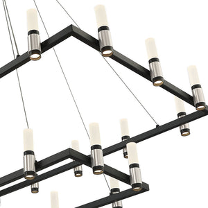 Altamont 2-Tiers 30-Light 52" Integrated LED Grand Chandelier