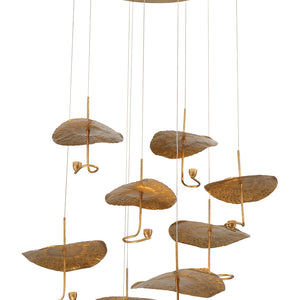 Lagatto 9-Light 36" Integrated LED Multi Drop Chandelier