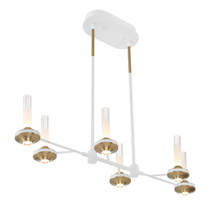 Torcia 6-Light 31" Integrated LED Chandelier