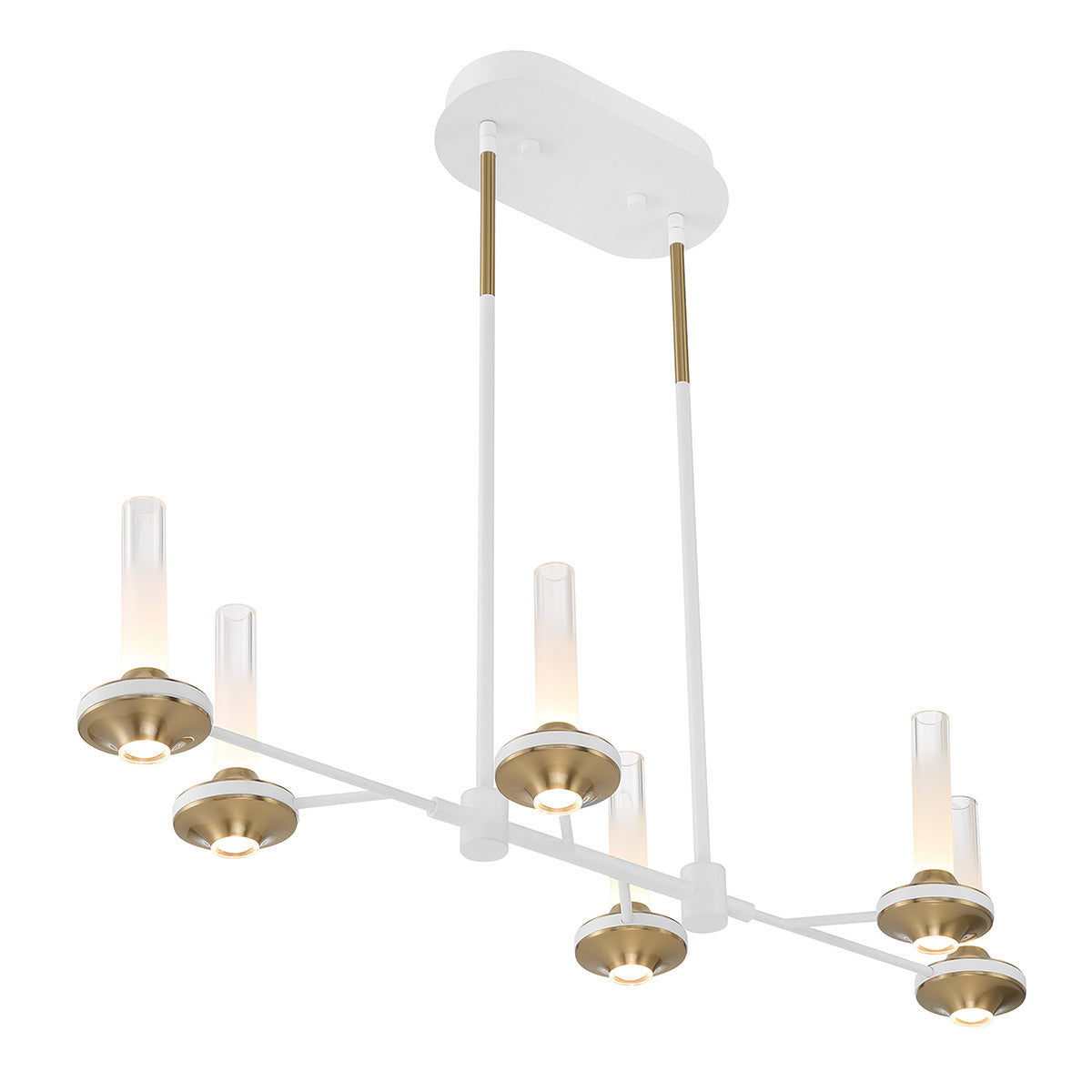 Torcia 6-Light 31" Integrated LED Chandelier