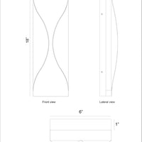 Shayla 18" Integrated LED Outdoor Wall Sconce