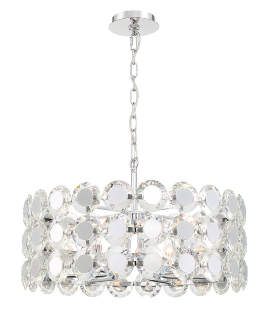 Perrene 6-Light 23" Pendant Chandelier