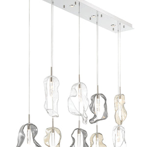 Norah 9-Light 51" Integrated LED Linear Chandelier