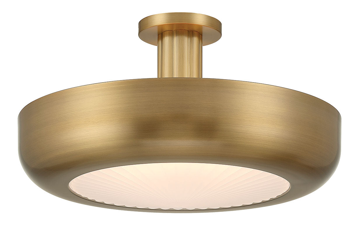 Macey 22" Integrated LED Semi-Flush Mount