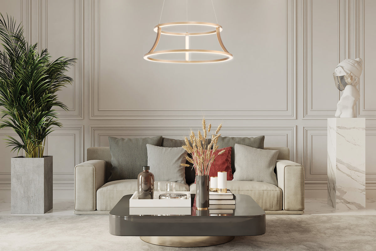 Cadoux 20" Integrated LED Pendant Chandelier