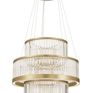 Empra 3-Tiers 3-Light 35" Integrated LED Grand Chandelier