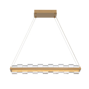 Bruco 35" Integrated LED Linear Chandelier
