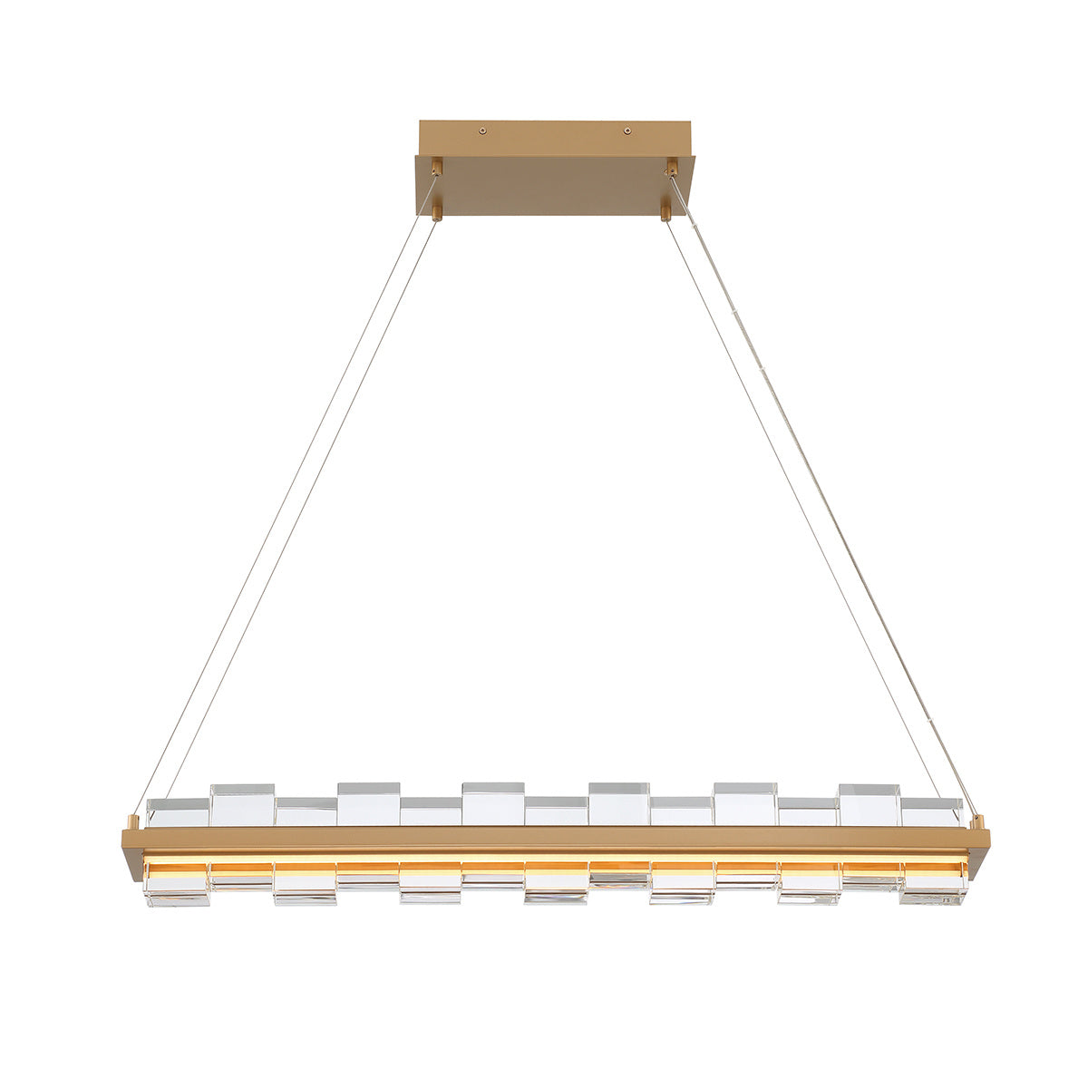 Bruco 35" Integrated LED Linear Chandelier