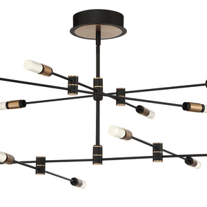Albany 12-Light 41" Integrated LED Chandelier