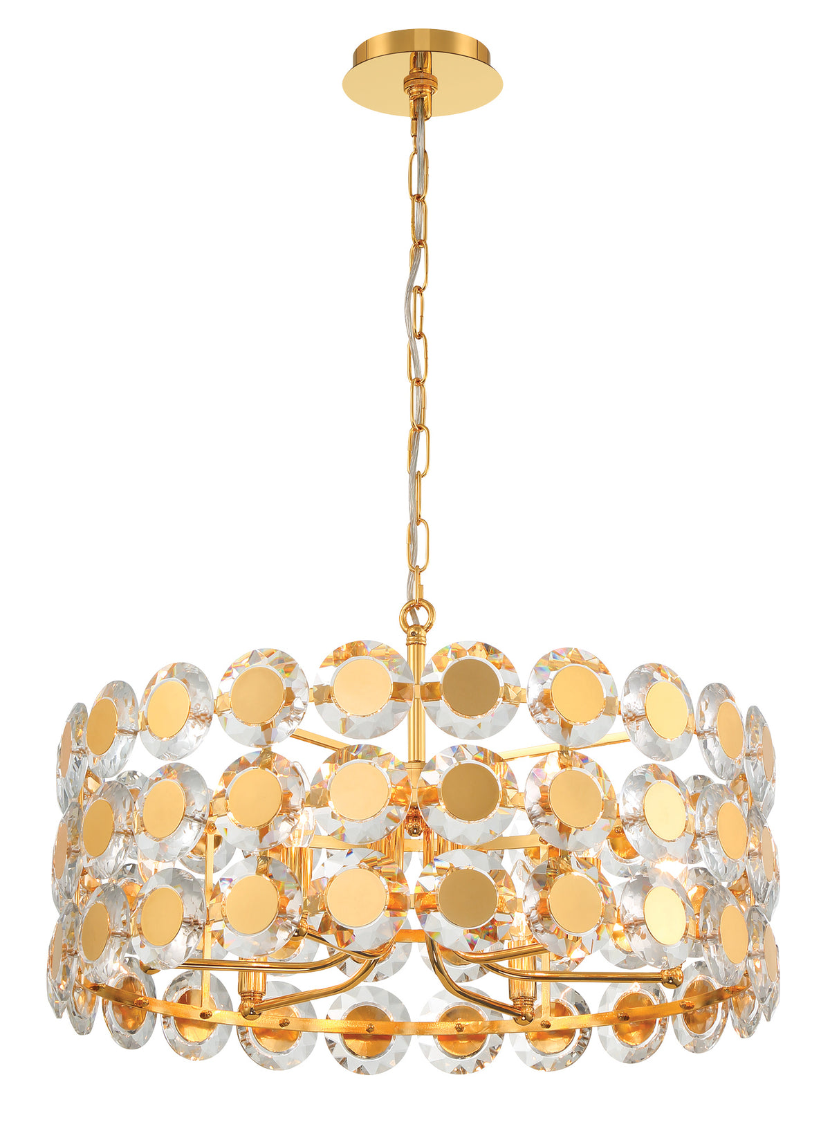 Perrene 6-Light 23" Pendant Chandelier
