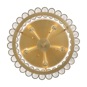 Glasbury 5-Light 18" Flush Mount
