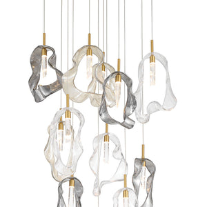 Norah 12-Light 24" Integrated LED Multi Drop Chandelier