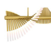 Voltik 60-Light 40" Integrated LED Linear Chandelier