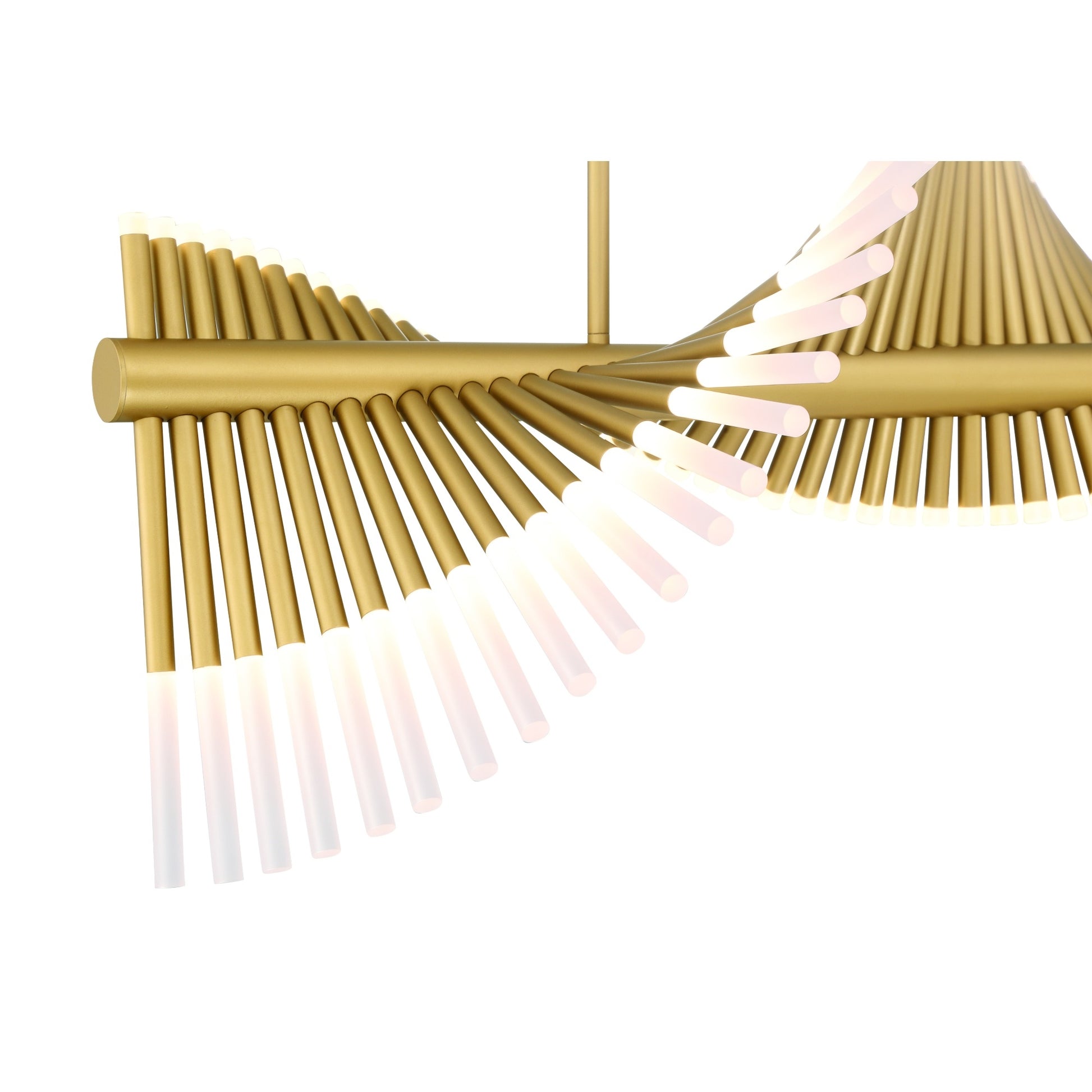 Voltik 60-Light 40" Integrated LED Linear Chandelier