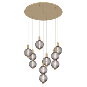 Palmas 7-Light 30" Integrated LED Multi Drop Chandelier