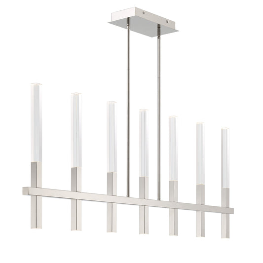 Benicio 7-Light 46" Integrated LED Linear Chandelier