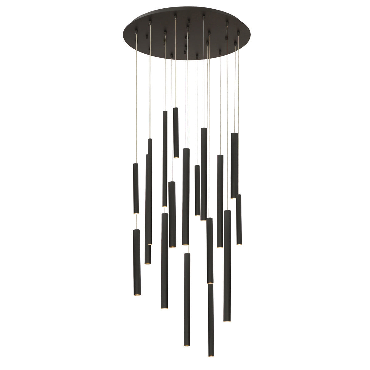 Santana 18-Light 24" Integrated LED Multi Drop Chandelier