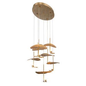 Lagatto 7-Light 40" Integrated LED Multi Drop Chandelier