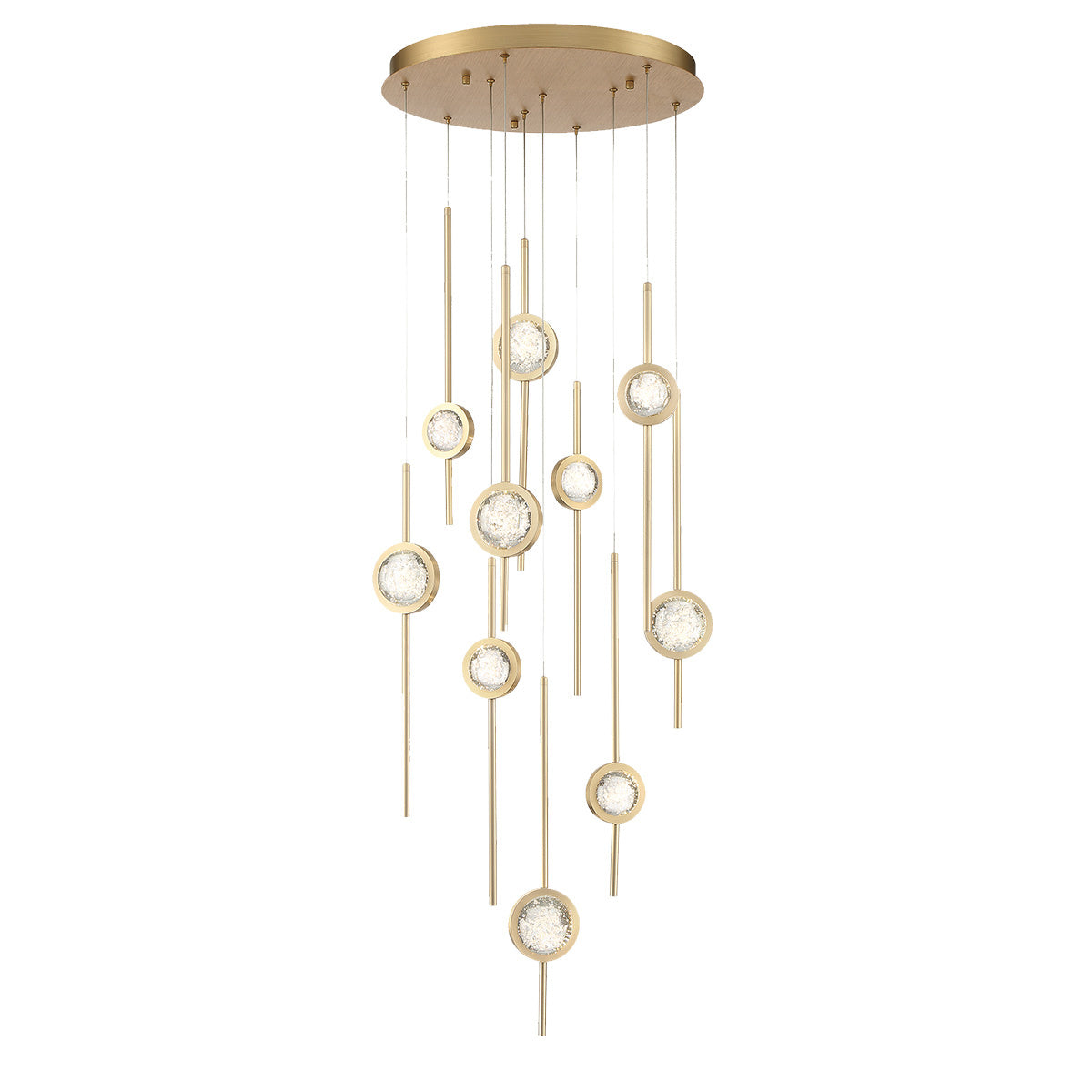 Barletta 10-Light 24" Integrated LED Multi Drop Chandelier