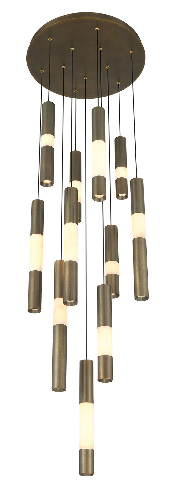 Ronda 11-Light 20" Integrated LED Multi Drop Chandelier