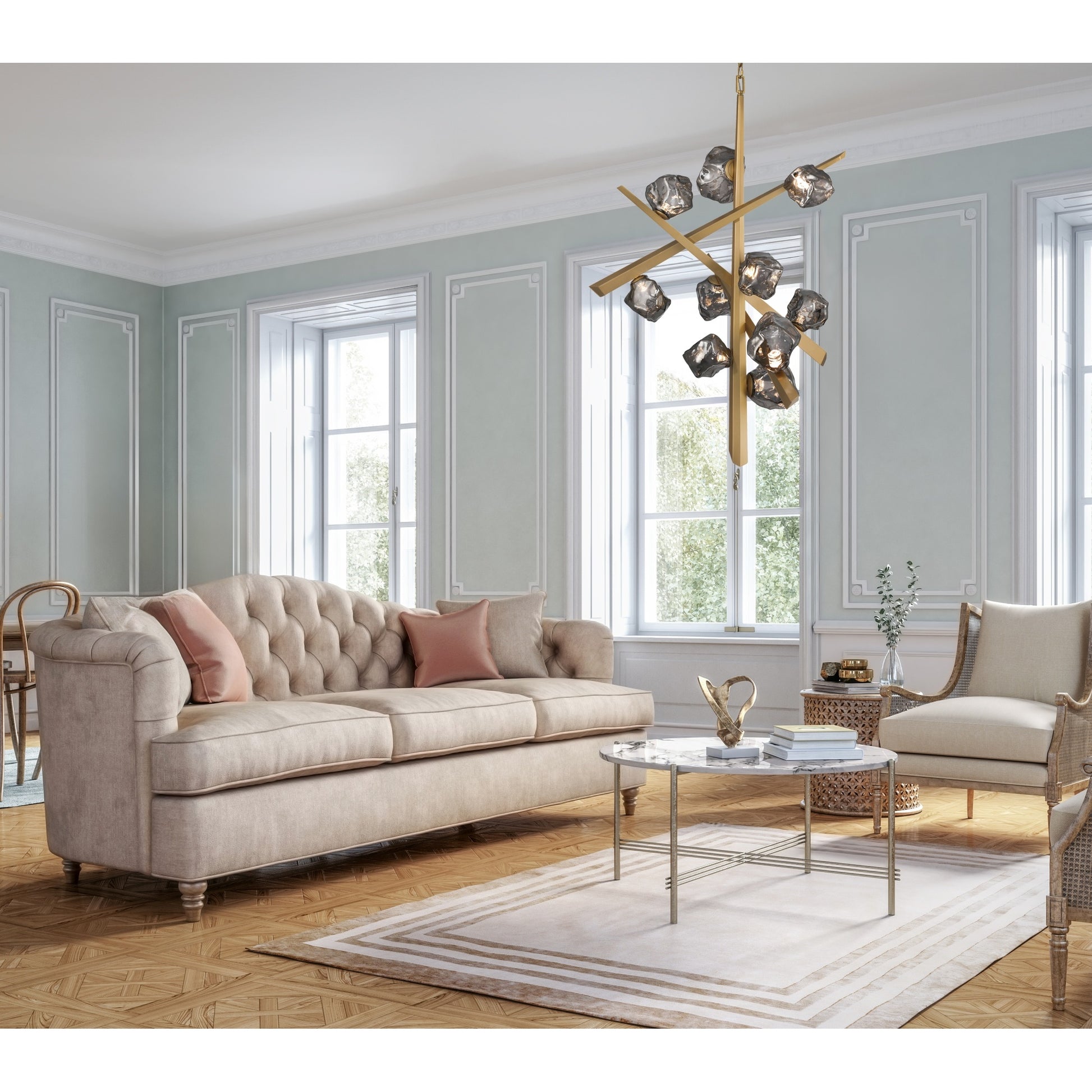 Thorah 10-Light 47" Integrated LED Grand Chandelier