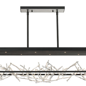 Aerie 8-Light 42" Integrated LED Linear Chandelier