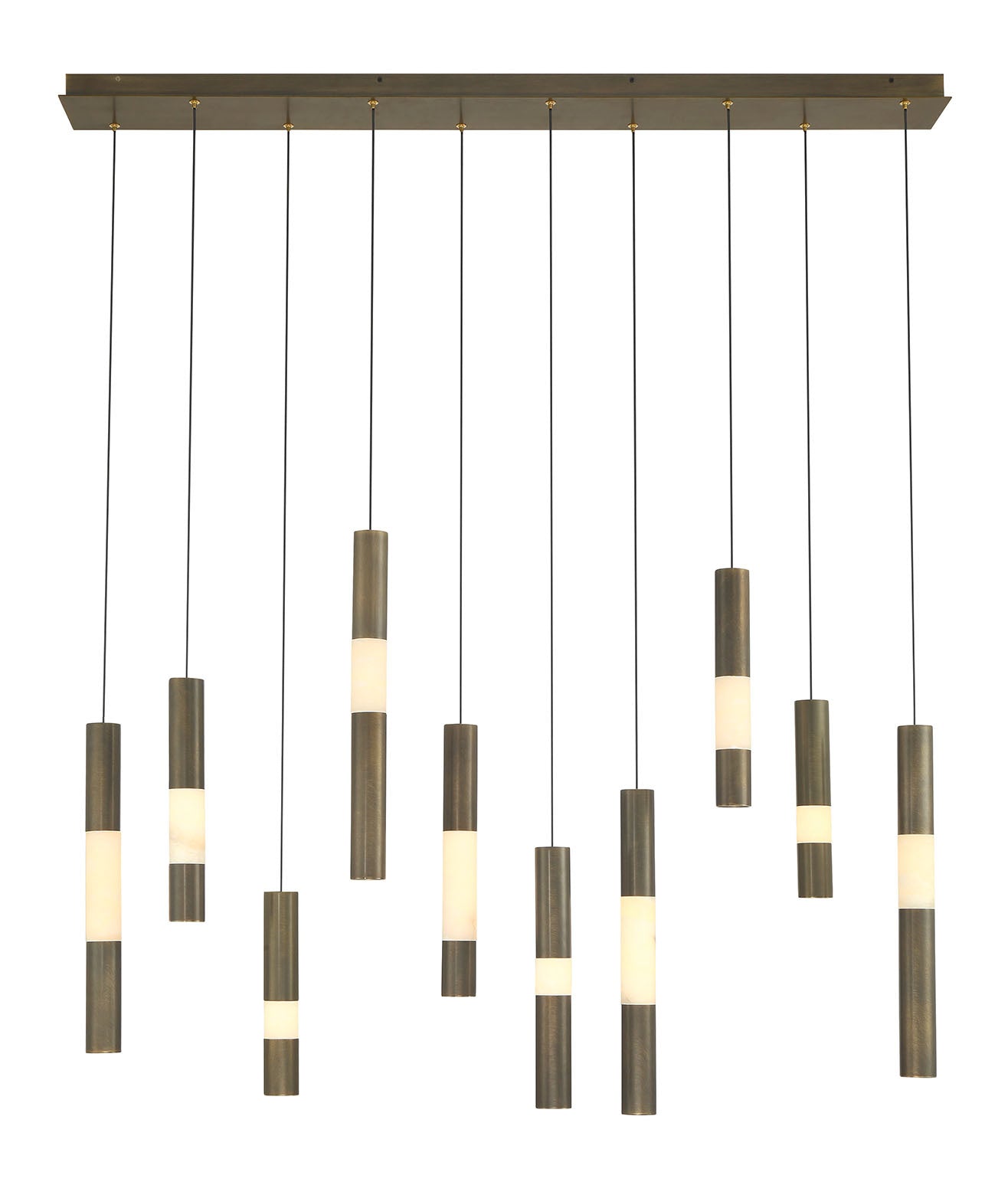 Ronda 10-Light 50" Integrated LED Linear Chandelier