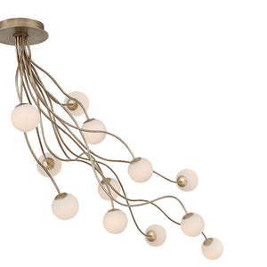Athena 12-Light 59" Integrated LED Semi-Flush Mount