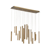 Santana 18-Light 42" Integrated LED Multi Drop Chandelier