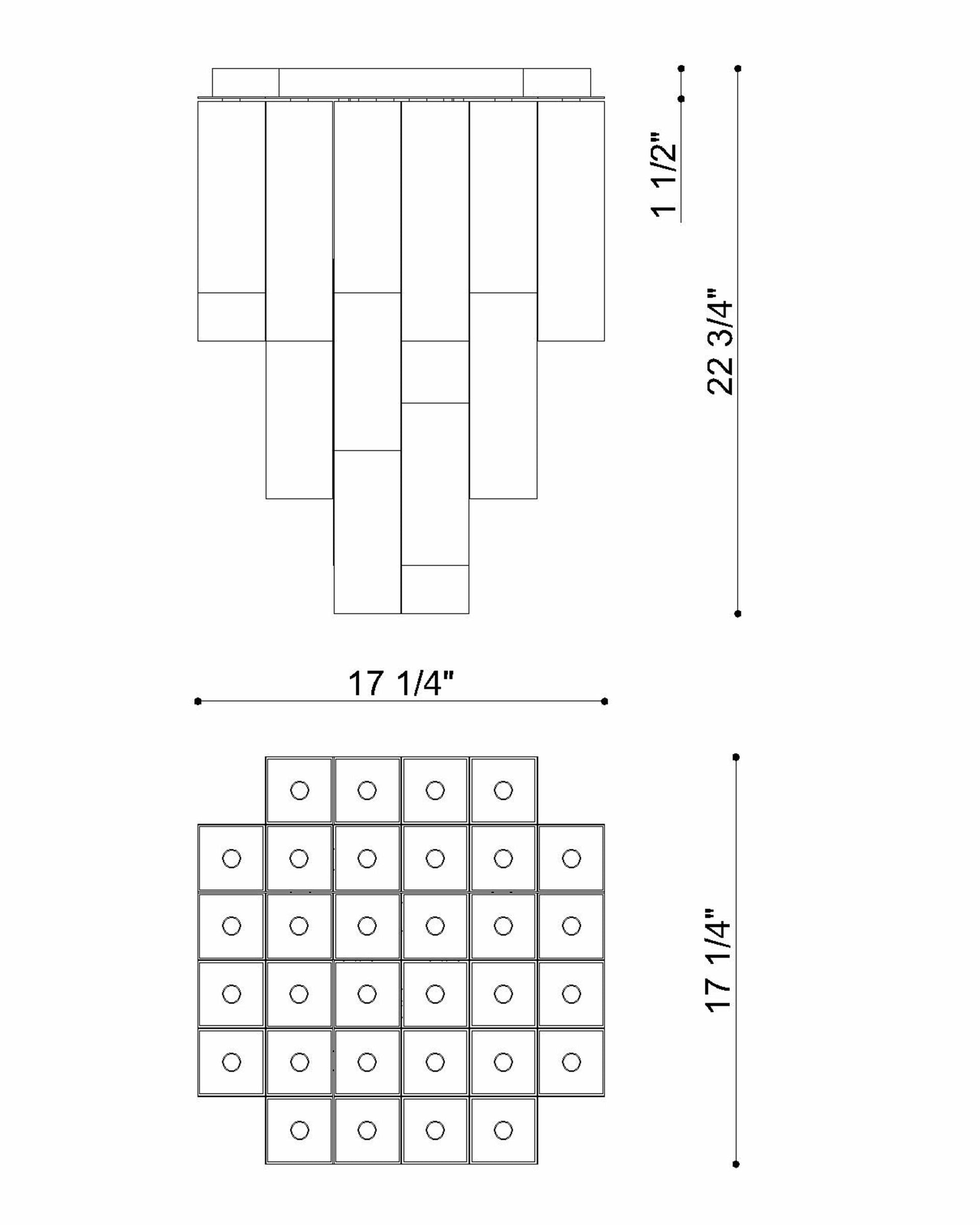 Altesa 10-Light 17" Flush Mount