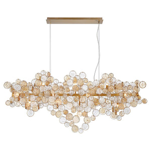 Trento 15-Light 56" Linear Chandelier