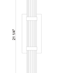 Fayton 21" Integrated LED Outdoor Wall Sconce