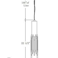 Venna 23" Integrated LED Pendant