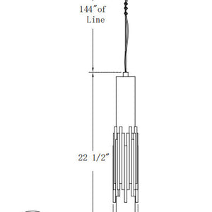 Venna 23" Integrated LED Pendant