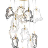 Norah 12-Light 24" Integrated LED Multi Drop Chandelier