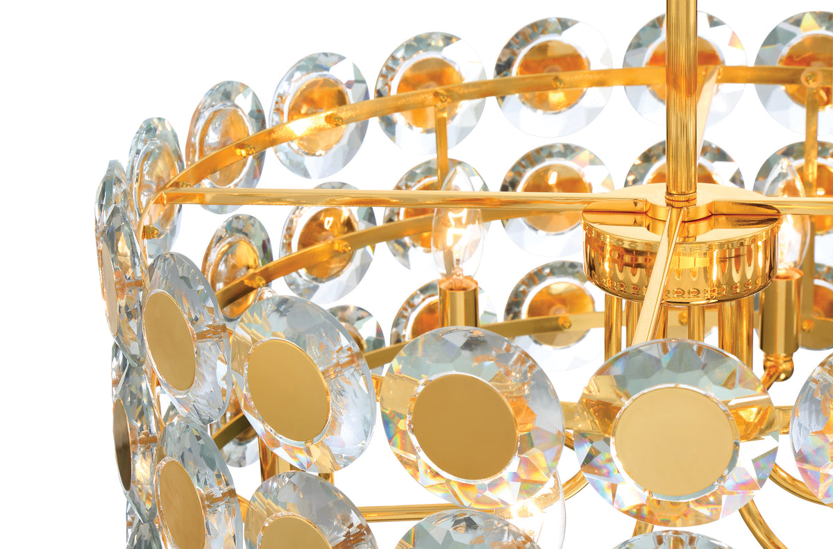 Perrene 6-Light 23" Pendant Chandelier
